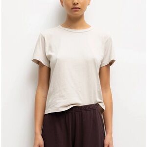 Leset Margo Crewneck Tee - Crème